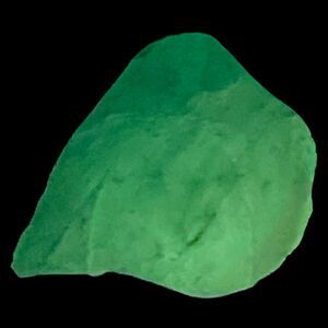 Aqua Translucent Art Glass Cullet Glowing Manganese Slag Glass #5GL60